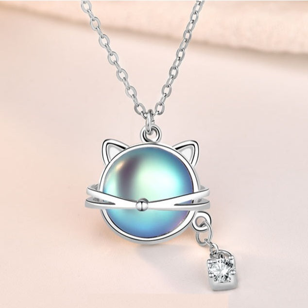 Koleksi Kalung Moonstone Opal Perhiasan Wanita Necklace Collection