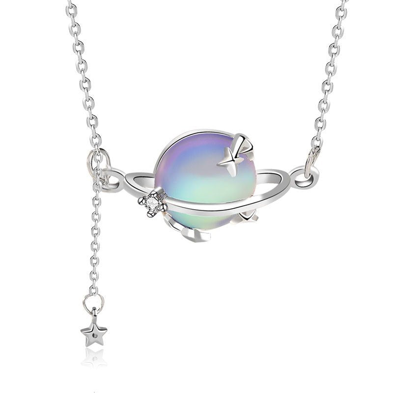 Koleksi Kalung Moonstone Opal Perhiasan Wanita Necklace Collection