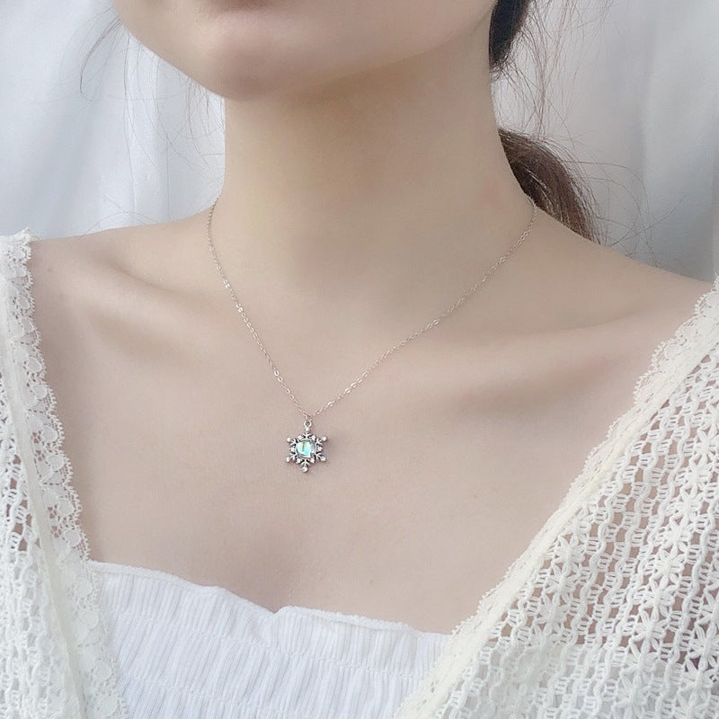 Koleksi Kalung Moonstone Opal Perhiasan Wanita Necklace Collection